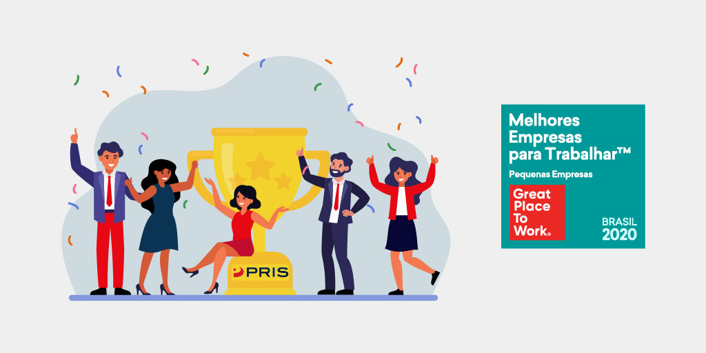 Pris - prêmio GPTW 48ª melhor pequena empresa